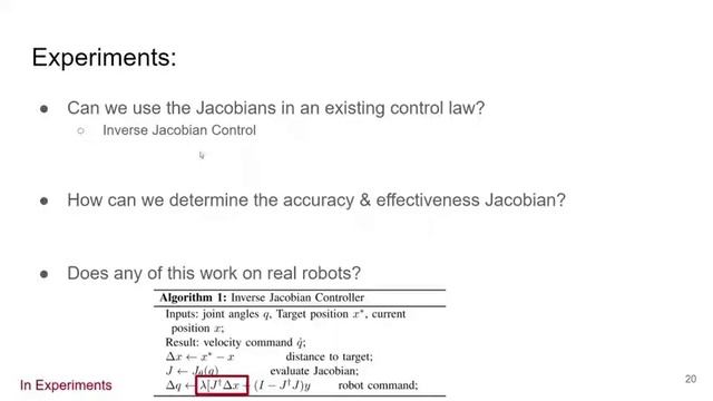 Analyzing Neural Jacobian Methods in Applications of Visual Servoingand Kinematic Control смотреть онлайн