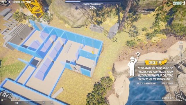 Строительство с помощью крана! - House Builder #7