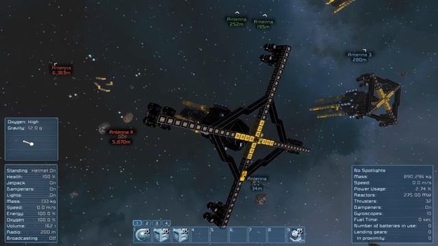Space Engineers - Halberd Siege Craft, MLRS & Lotus Hybrid