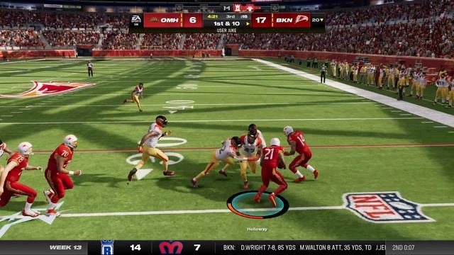 Madden 24 RFDL 2034 Week 13 смотреть онлайн
