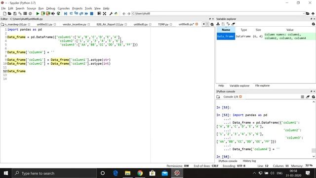 Python - Data_frame(Set_index, Reset_index, Data_type, dtype, Filter_data) смотреть онлайн