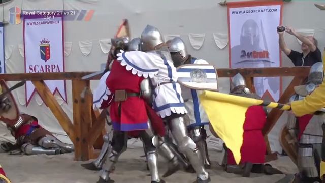 Battle of the Nations 2015 Prague Day 1 21vs21 14 fight Israel vs UK смотреть онлайн