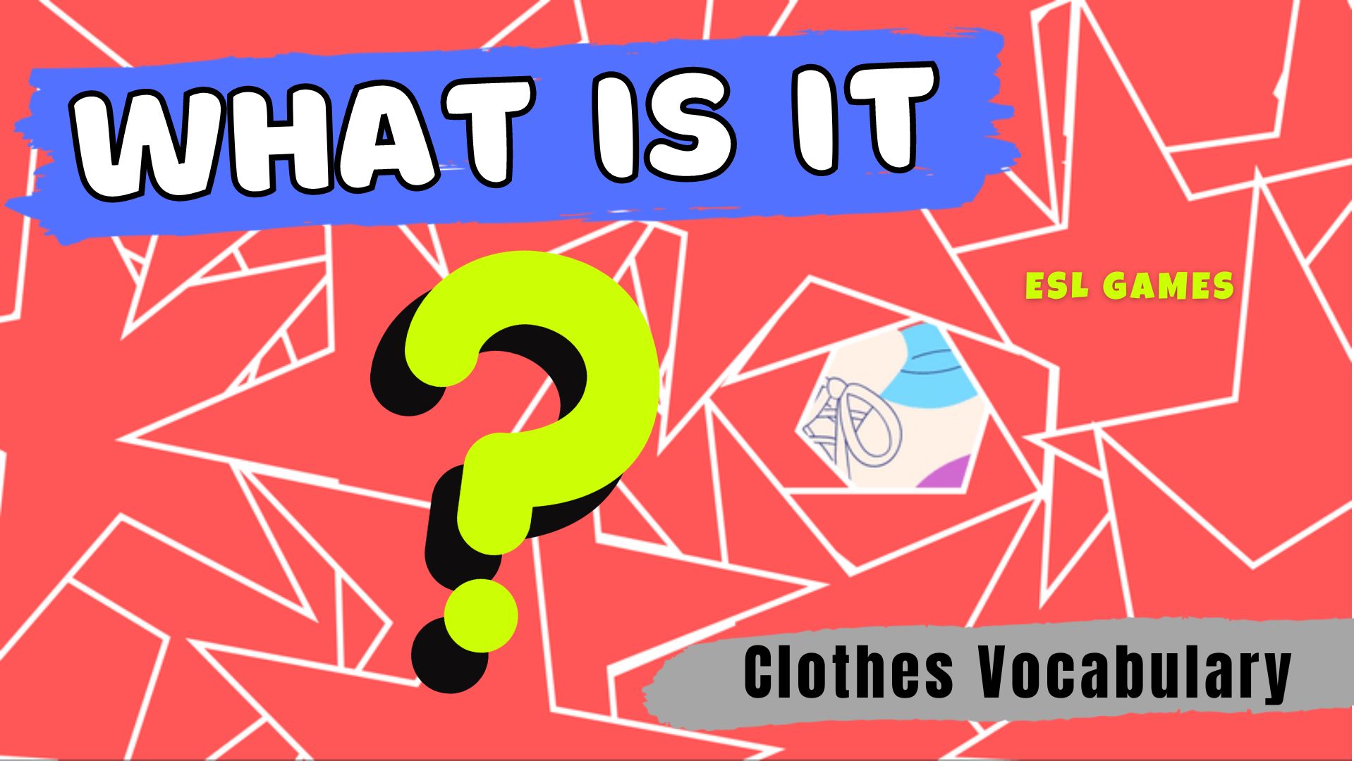 What's this? | Guess the Clothes | English Vocabulary Guessing Game for kids (ESL) смотреть онлайн