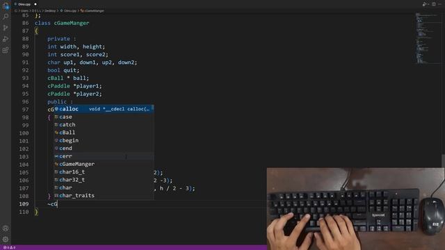 Asmr Programming | Ping pong Game part 2 | C++ game | No noise смотреть онлайн
