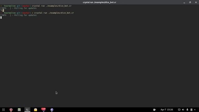 Telegram Bot Development with Tourmaline: Rolling the Dice смотреть онлайн