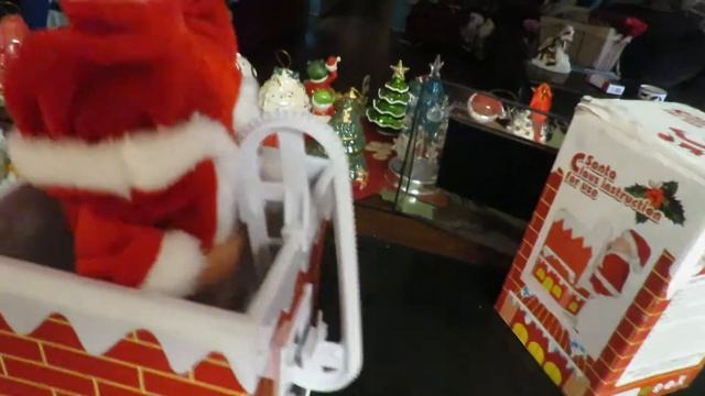 Animated Chimney climbing Santa Claus смотреть онлайн