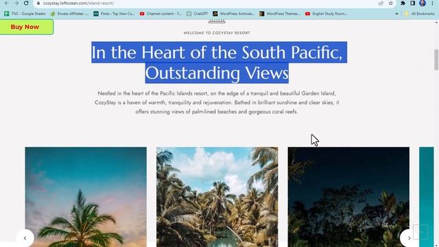 CozyStay Hotel Booking WordPress Theme смотреть онлайн