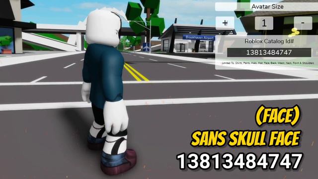 Aku Membuat SANS UNDERTALE AU Di Brookhaven W/ID & Accessories Name - Roblox Part 2 смотреть онлайн