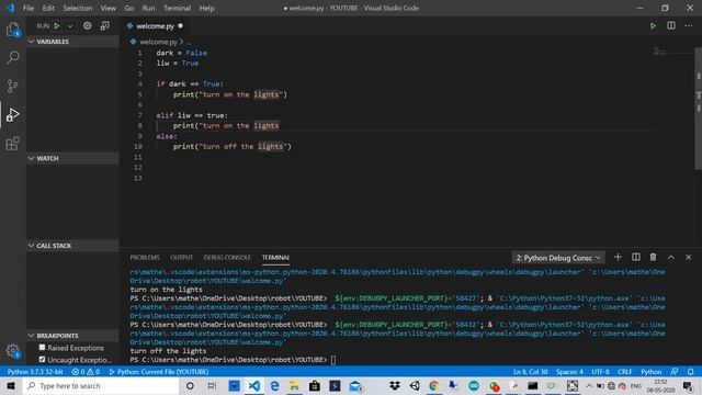 Learn how to use IF ELSE ELIF in PYTHON [BASICS] смотреть онлайн