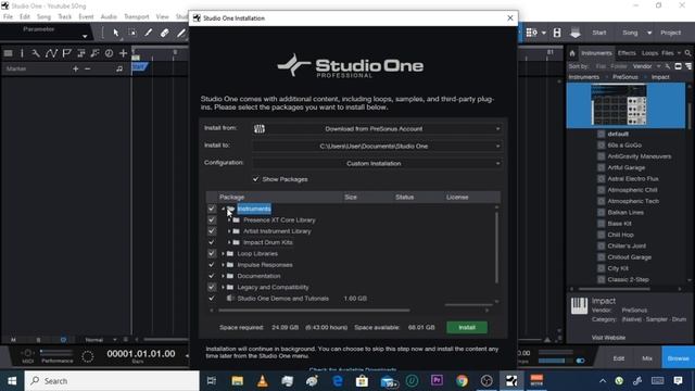 Presonus Tutorial | How to Install Studio One Stock Instrument Plugins смотреть онлайн