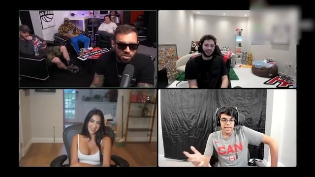 Adin Ross Introduces Adam22 & Lena The Plug To N3ON