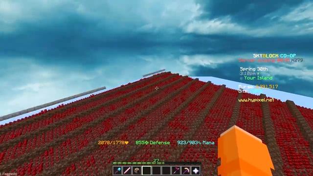 Creating THE ULTIMATE HOE - Hypixel Skyblock (Nether Warts Edition)