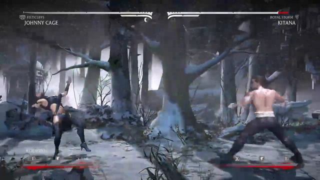 Johnny Cage Breaks Kitana's Arm and Leg - Mortal Kombat XL смотреть онлайн
