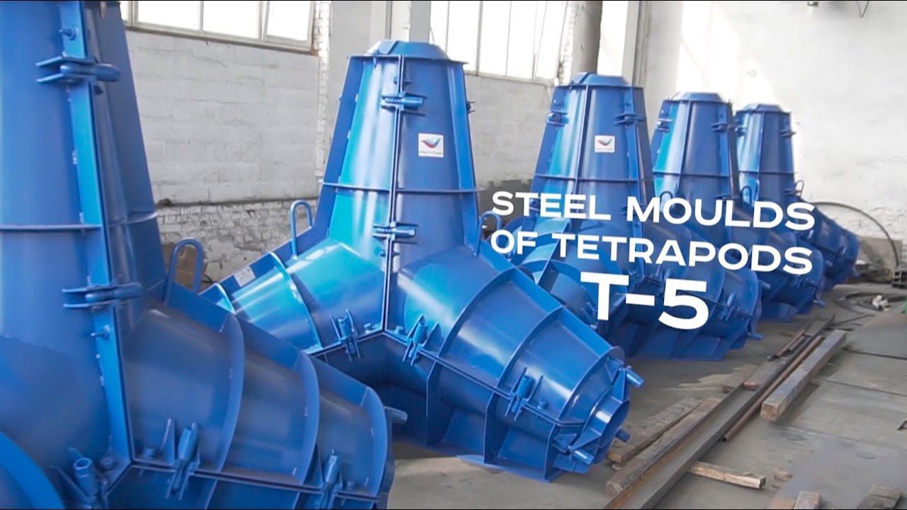 Steel moulds for tetrapods смотреть онлайн