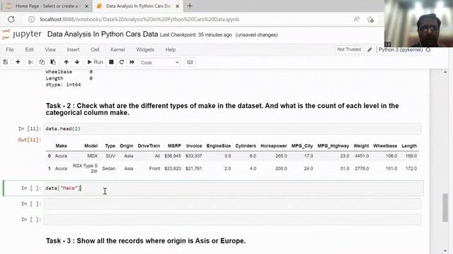 Data Analysis In Python - Cars Dataset смотреть онлайн