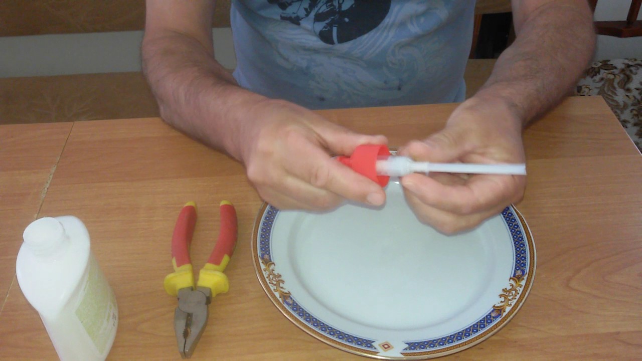 Как открыть дозатор жидкого мыла? Как открыть жидкое мыло? смотреть онлайн