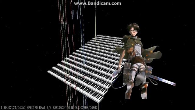 Attack On Titan - Shingeki no Kyojin - Guren No Yumiya (Theme) - Midi Cover смотреть онлайн