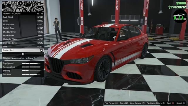 GTA 5 - DLC Vehicle Customization - Lampadati Komoda (Alfa Romeo Giulia) and Review смотреть онлайн