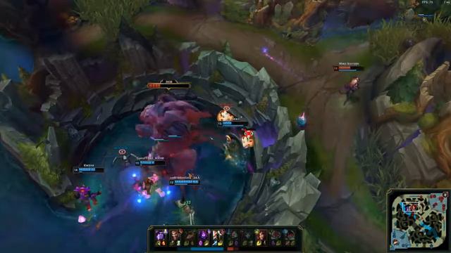 #ЯркиеМоментыLOL Как сапортом отобрать барона у вражеской команды смотреть онлайн