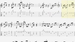 Killing me Softly - Slow tempo fingerstyle guitar tab