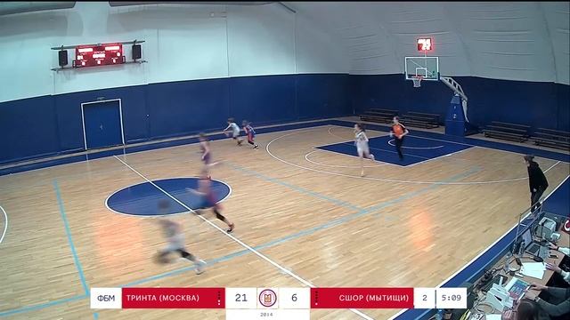 СП СШОР №49 "Тринта" (Москва) - МБУ "СШОР по баскетболу" (Мытищи) смотреть онлайн