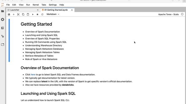 Spark SQL - Getting Started - Getting Started Apache Spark SQL смотреть онлайн