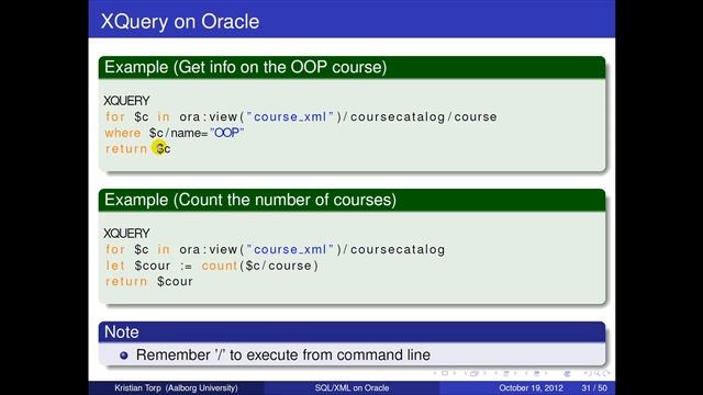 SQL/XML on oracle del 3 смотреть онлайн