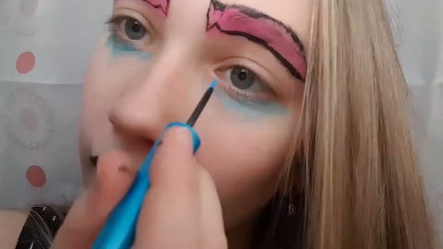 DIY !) Образ на Хэллоуин !) Макияж в стиле POP ART !) HALLOWEEN смотреть онлайн