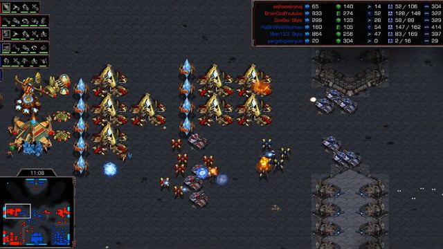 Fastest Map - 3v3 featuring Flash! on Space - StarCraft - Brood War REMASTERED смотреть онлайн