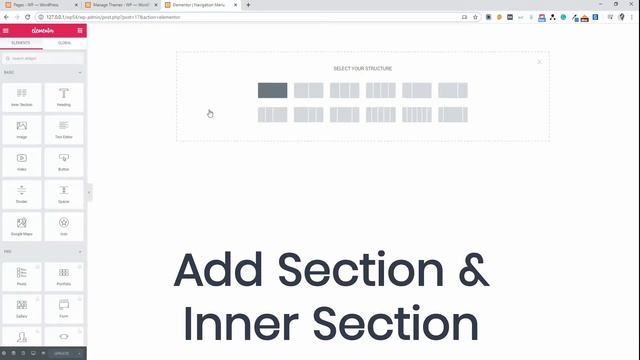 How to Add Navigation Menu in Elementor Landing Page | Free Nav Menu Element смотреть онлайн