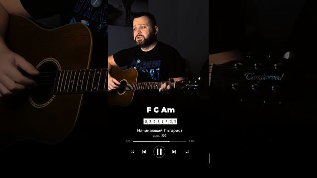 День 84. Учусь играть на гитаре #guitar #гитара #обучениенагитаре #начинающийгитарист #гитараснуля смотреть онлайн