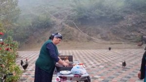 Курица с фасолью Азербайджанская Кухня Деревенская Кухня  Рецепты