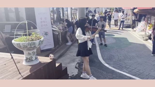 하울의 움직이는 성ost /  인생의 회전목마 바이올린 /