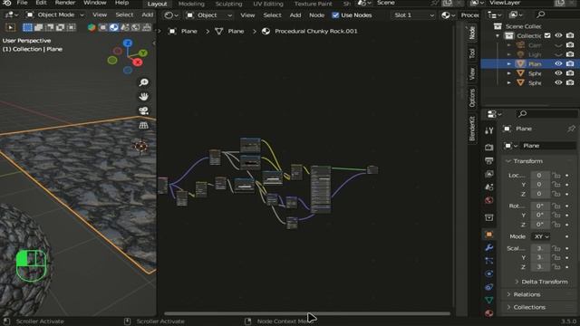 Основы Blender 3.5 : как смешать текстуры смотреть онлайн