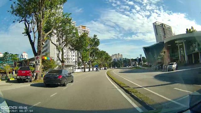 DDpai Mini One DashCam Footage at Bayan Lepas, Penang смотреть онлайн