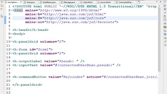 Java EE - Bassem Hmidi - seance 8 : correction exam chat 3 et facelets смотреть онлайн