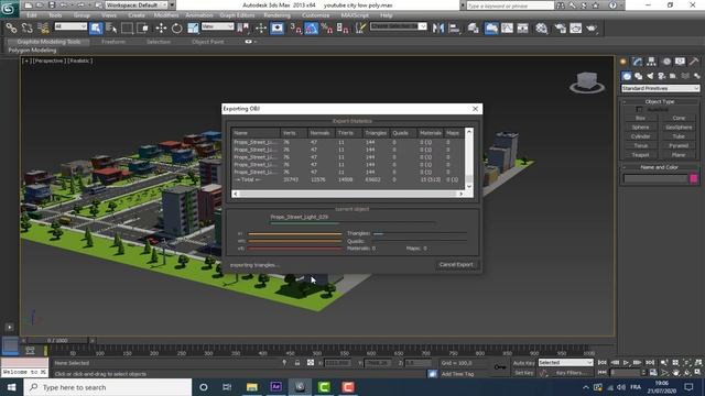How to export 3dsMax file to OBJ & FBX with full textures смотреть онлайн