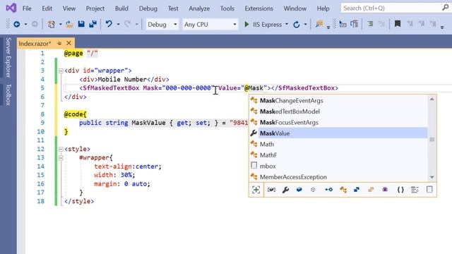 Getting Started with the Blazor Input Mask Component смотреть онлайн