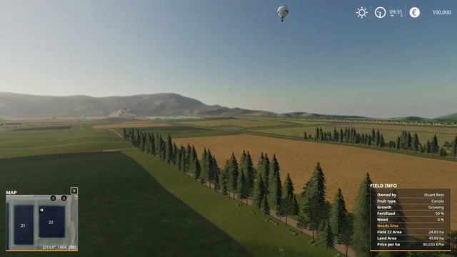 Old Country Life 4X map | Farming Simulator 19 | Map fly over смотреть онлайн