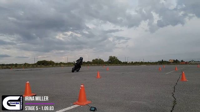 Gymkhana GP 2019 stage 6 Irina Miller MSX 125 heat1 смотреть онлайн