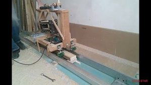 Выравнивание доски. приспособа позволяет фуговать длинные доски и получать прямоугольное сечение.