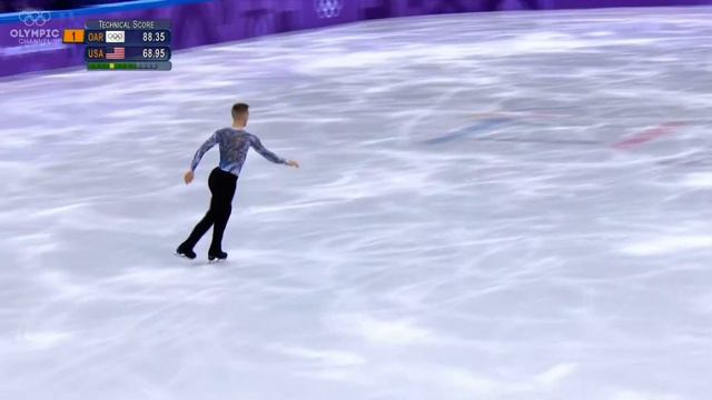 Adam Rippon | Free Program | Olympic 2018 | Team Competition | смотреть онлайн
