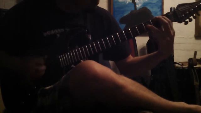 Schecter Hellraiser C-1 FR in dropped A tuning test [rhythm] смотреть онлайн