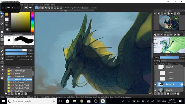 Depart  SPEEDPAINT  Medibang Paint Pro