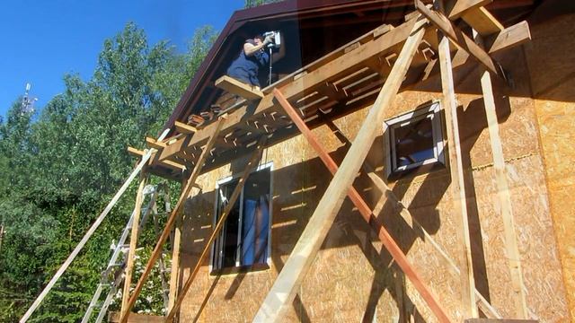 Каркасная дача 7 своими руками смотреть онлайн