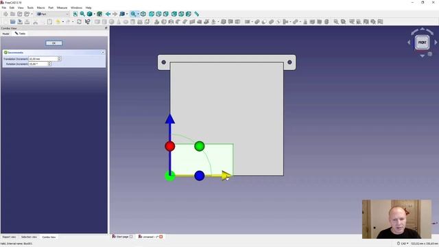Freecad 3D Sweep смотреть онлайн