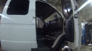 3uz в Газель. Снятие панели приборов