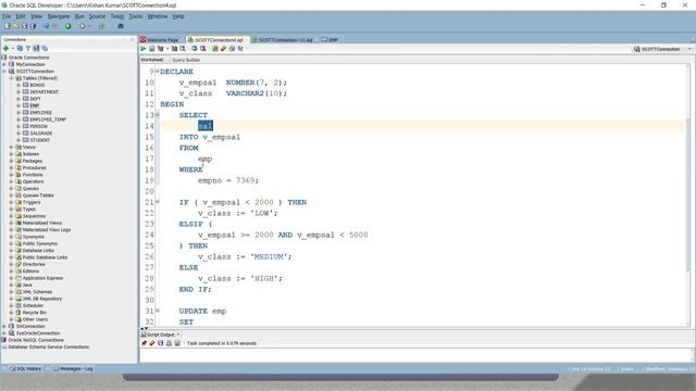 Conditional Constructs in Oracle explained with example || Oracle Database Tutorial смотреть онлайн