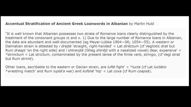 Where Does The Albanian Language Come From?