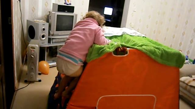 Первое видео с чехлом 